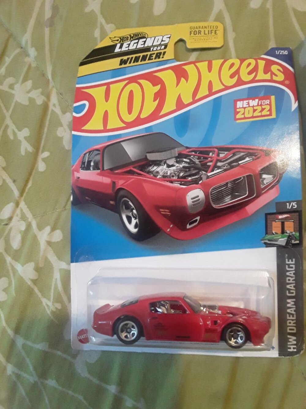 X2 Hot Wheels Legends Tour Winner 1970 Pontiac Firebirds Red White Car - Picture 5 of 5